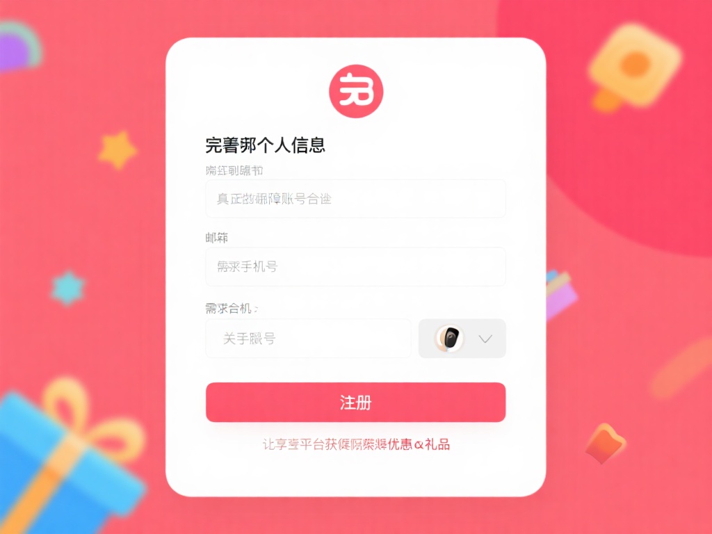 完整填写个人信息
注册时需确保填写真实而完整的个